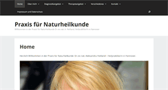 Desktop Screenshot of heilpraktiker-heitland.de
