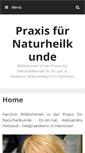 Mobile Screenshot of heilpraktiker-heitland.de